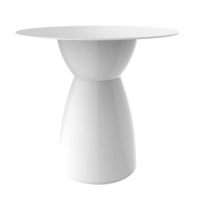 Mesa Lateral Apoio Rad Im In Area Externa Interna Polipropileno Branco 55cm -A- Tampo 60 cm -L- Mesa Lateral Apoio Rad Im In Area Externa Interna Polipropileno Branco 55cm -A- Tampo 60 cm -L-